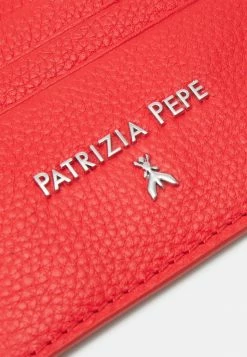 Patrizia Pepe ESSENTIALS CARD CASE - Wallet - Lipstick Red/silver-coloured -Patrizia Pepe Shop 04f69653d1c24a4bbb3ec695fe120231