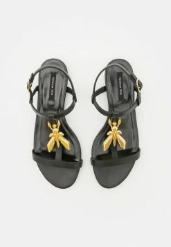 Patrizia Pepe Sandals - Black/antique Gold -Patrizia Pepe Shop 05385b9fed9c4ddc9fd59daac66bbd70