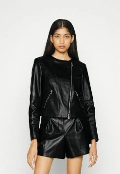 Patrizia Pepe JACKET - Leather Jacket - Nero