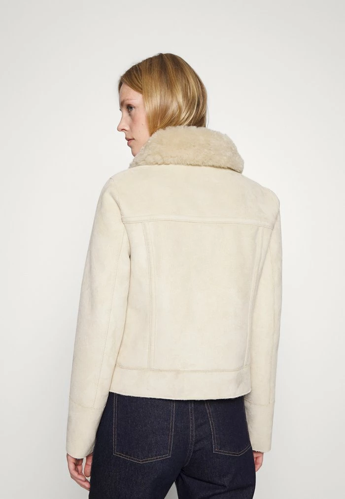 GIUBBOTTO JACKET - Faux leather jacket - buttery white Patrizia Pepe GIUBBOTTO JACKET - Faux Leather Jacket - Buttery White -Patrizia Pepe Shop 0644b14d582345299fdfba0012681cf4