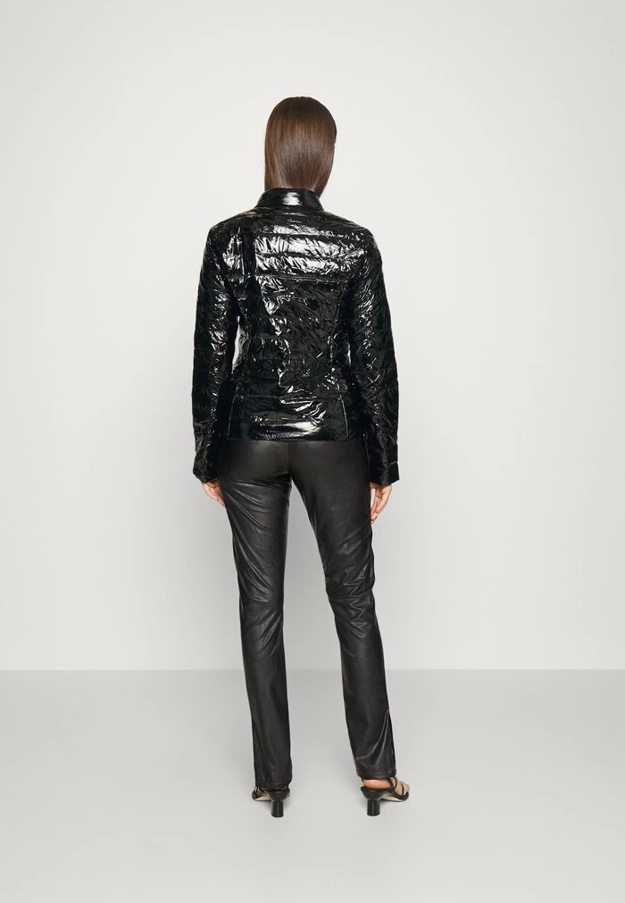 PIUMINO JACKET - Down jacket - shiny black/damier Patrizia Pepe PIUMINO JACKET - Down Jacket - Shiny Black/damier -Patrizia Pepe Shop 06e9886811154339a94420b33b23f858