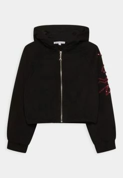 Patrizia Pepe FELPA - Zip-up Sweatshirt - Black