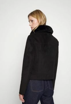 Patrizia Pepe GIUBBOTTO JACKET - Faux Leather Jacket - Nero -Patrizia Pepe Shop 099149c75cb5408d90a7c113065fee4c