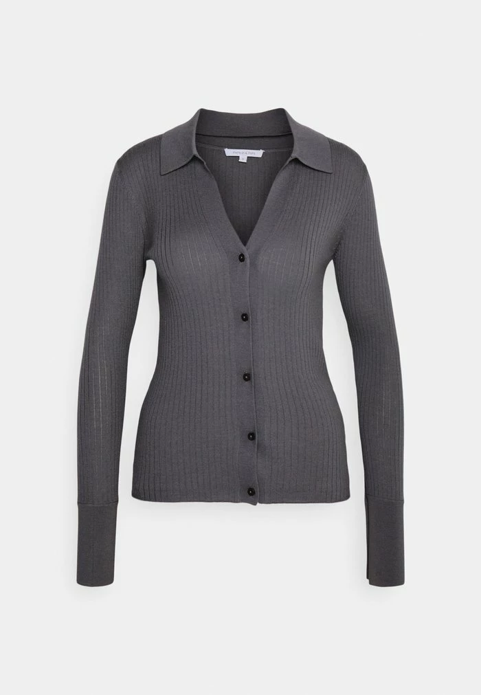 Cardigan - granite gray Patrizia Pepe Cardigan - Granite Gray -Patrizia Pepe Shop 0b7c56685af74e20b1058f4fb5ef5c4b