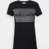 Patrizia Pepe Print T-shirt - Nero -Patrizia Pepe Shop 0c96216dba5b4d30bcc4777b494bb02c