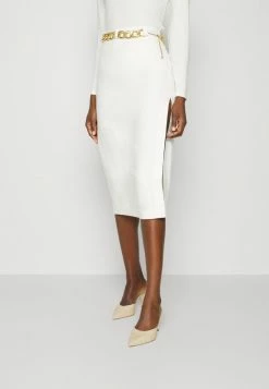 Patrizia Pepe GONNA ASPETTO GENERIC - Pencil Skirt - Sand White