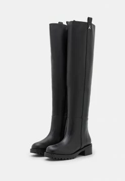 Patrizia Pepe Over-the-knee Boots - Nero 4 Patrizia Pepe Over-the-knee Boots - Nero -Patrizia Pepe Shop 0dcb00682a3c4824aeb32d1bcc33fffe