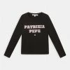 Patrizia Pepe MAGLIA - Long Sleeved Top - Black -Patrizia Pepe Shop 0e1921e22eed4541be46e33f843b49ed