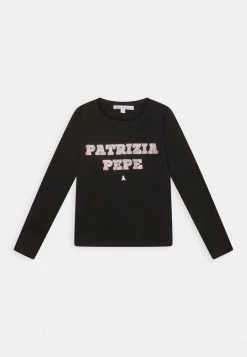 Patrizia Pepe MAGLIA - Long Sleeved Top - Black