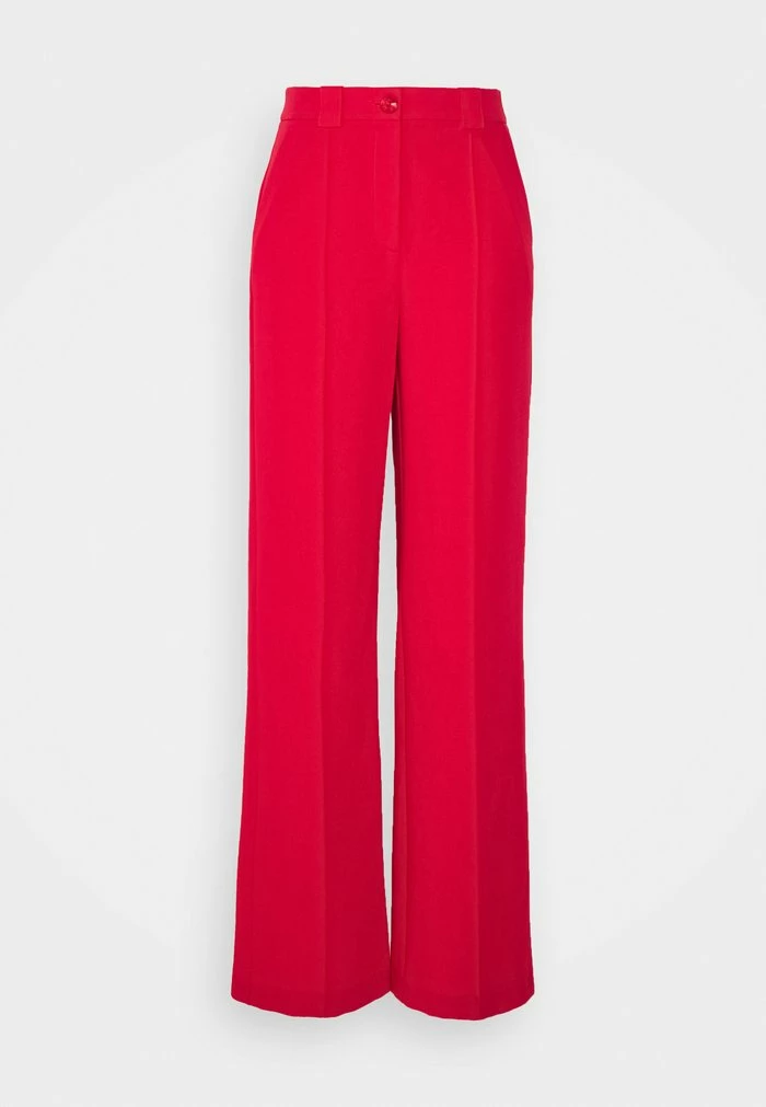 BOYFRIEND CUT PALAZZO PANTS - Trousers - tango red Patrizia Pepe BOYFRIEND CUT PALAZZO PANTS - Trousers - Tango Red -Patrizia Pepe Shop 0e8b5199ae964195a3ab75305b9a94f1