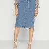 Patrizia Pepe GONNA - Pencil Skirt - Light Indigo Wash -Patrizia Pepe Shop 0f90b1d4edbc48799ac9e81067632103