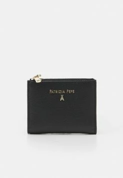 Patrizia Pepe BASIC COIN CASE - Wallet - Black/gold
