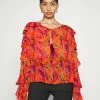 Patrizia Pepe CAMICIA BLOUSE - Blouse - Orange Kaleidoscopia -Patrizia Pepe Shop 107d1b06e61d4f87b47a1c74a2734c56
