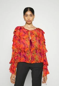 Patrizia Pepe CAMICIA BLOUSE - Blouse - Orange Kaleidoscopia