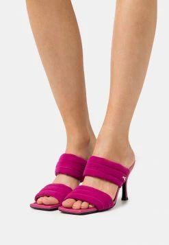 Patrizia Pepe Heeled Mules - Orchid