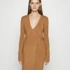 Patrizia Pepe ABITO DRESS - Jumper Dress - Chipmunk Brown -Patrizia Pepe Shop 15914c8d02064458ae4929fc28db47eb