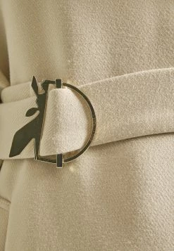 Patrizia Pepe Classic Coat - Ocean Sand -Patrizia Pepe Shop 160b59c9fbe64cebb224594de5b72258