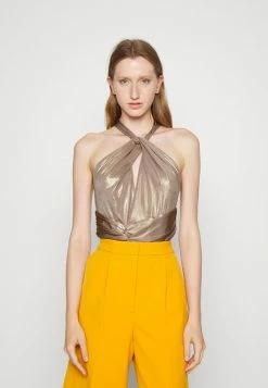 Patrizia Pepe MAGLIA BODY - Top - Old Gold