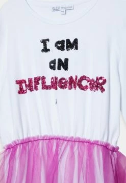 Patrizia Pepe ABITO/DRESS - Jersey Dress - White/fuchsia 4 Patrizia Pepe ABITO/DRESS - Jersey Dress - White/fuchsia -Patrizia Pepe Shop 184a0d33fae04549805e14245d9bdfa9