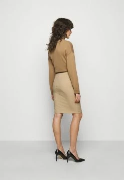 Patrizia Pepe GONNA SKIRT - Pencil Skirt - Triking Beige -Patrizia Pepe Shop 1bd5904156ba482ba56997f5174df035