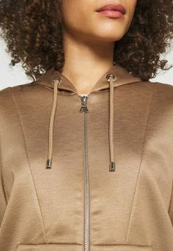 Patrizia Pepe FELPA - Zip-up Sweatshirt - Beige -Patrizia Pepe Shop 1ed29e24db434003bafed1b9b42ac8a8