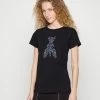 Patrizia Pepe Print T-shirt - Nero 2 Patrizia Pepe Print T-shirt - Nero -Patrizia Pepe Shop 2166175c0b914a999707b87ffa07efcb