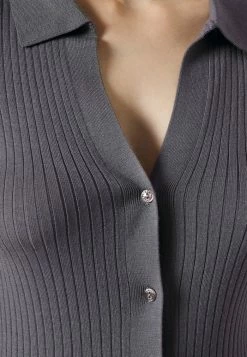 Patrizia Pepe Cardigan - Granite Gray 7 Patrizia Pepe Cardigan - Granite Gray -Patrizia Pepe Shop 22006eb891a248a88fe751e35bfd1402