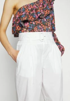 Patrizia Pepe PANTALONI TROUSERS - Trousers - Bianco Ottico -Patrizia Pepe Shop 24e2e355fd184e89af59703028482eb3