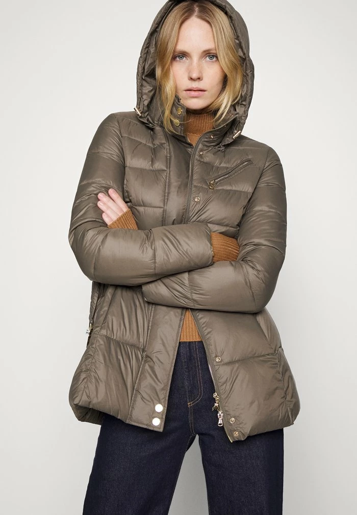 PIUMINO JACKET - Winter coat - walnut green Patrizia Pepe PIUMINO JACKET - Winter Coat - Walnut Green -Patrizia Pepe Shop 2702b98d99cc40988fea0f6e48074727