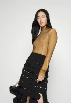 Patrizia Pepe MAGLIA TOP - Long Sleeved Top - Chipmunk Brown -Patrizia Pepe Shop 27d941016a0b4f7e9b72e65f4e5e3313