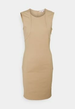 Patrizia Pepe DRESS - Shift Dress - Triking Beige -Patrizia Pepe Shop 27eb58a38cd844a5b02d669685ee7b2b