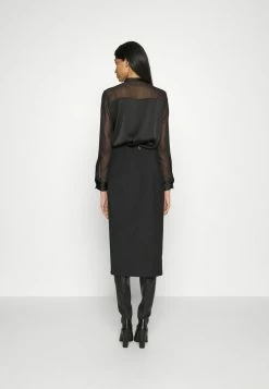Patrizia Pepe GONNA SKIRT - Wrap Skirt - Nero -Patrizia Pepe Shop 28e6999bf7f44da8986344b49f838f6f