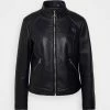 Patrizia Pepe GIACCA - Leather Jacket - Nero -Patrizia Pepe Shop 29709683e7e34a84847b6a2d3aea0f78