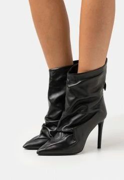 Patrizia Pepe Classic Ankle Boots - Black/gold