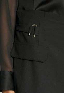 Patrizia Pepe GONNA SKIRT - Wrap Skirt - Nero -Patrizia Pepe Shop 31d094dc903b49aaac875e4982febf7e