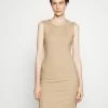 Patrizia Pepe DRESS - Shift Dress - Triking Beige -Patrizia Pepe Shop 3973ee7e3d594a13b0bd6e1f5c797ece