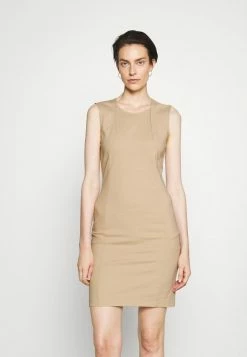 Patrizia Pepe DRESS - Shift Dress - Triking Beige