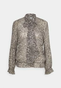 Patrizia Pepe CAMICIA BLOUSE - Blouse - Grey -Patrizia Pepe Shop 3b8bc7aaecb342e68038bcae90198da4