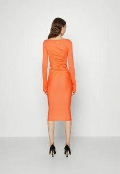 Patrizia Pepe ABITO DRESS - Day Dress - Orange Neon 4 Patrizia Pepe ABITO DRESS - Day Dress - Orange Neon -Patrizia Pepe Shop 3ce1ae877864404c8cdb89b8fa3664cb