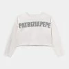 Patrizia Pepe LOGO PAILLETTES - Sweatshirt - White 1 Patrizia Pepe LOGO PAILLETTES - Sweatshirt - White -Patrizia Pepe Shop 483c2053a7844eb7be330404e4234cb5