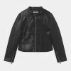 Patrizia Pepe BIKER ECOPELLE MINIME - Faux Leather Jacket - Black -Patrizia Pepe Shop 4843fdaf1e2c405c920ba7c3dc64cc82