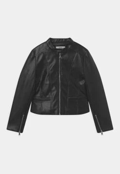 Patrizia Pepe BIKER ECOPELLE MINIME - Faux Leather Jacket - Black
