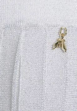 Patrizia Pepe GONNA SKIRT - Maxi Skirt - Silver 4 Patrizia Pepe GONNA SKIRT - Maxi Skirt - Silver -Patrizia Pepe Shop 495de78a8e1f455ca23ae47e5c31522d