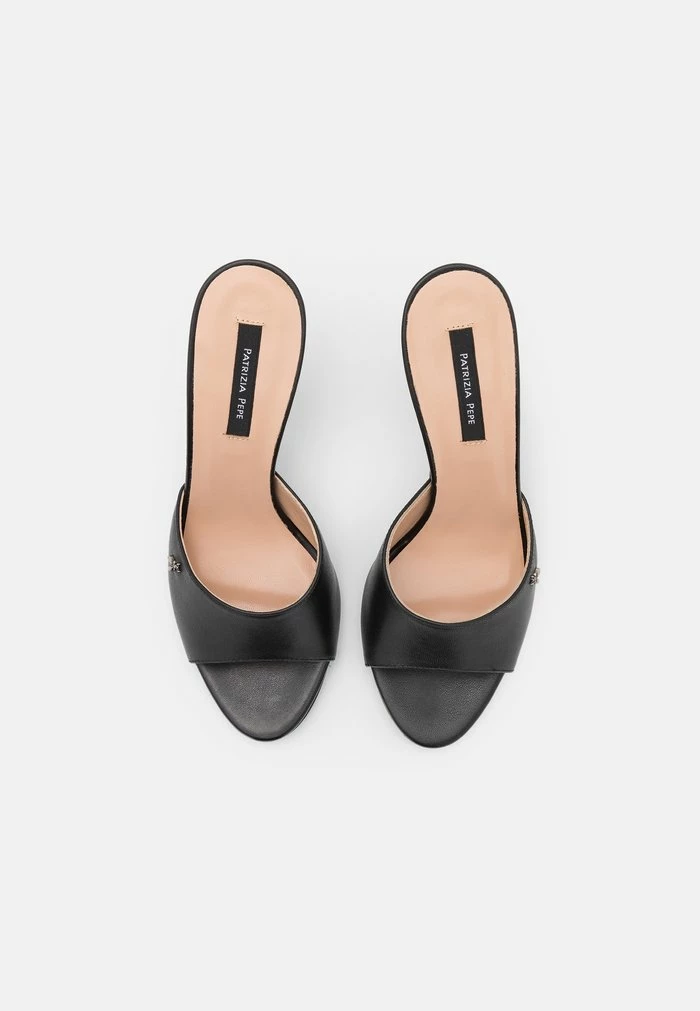 Heeled mules - nero Patrizia Pepe Heeled Mules - Nero -Patrizia Pepe Shop 496da93182bc483a8ac73300c0496f23