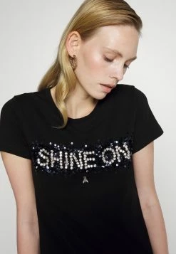 Patrizia Pepe MAGLIA - Basic T-shirt - Nero -Patrizia Pepe Shop 497bd41d2c5043ffacfd11a6bbcb282b