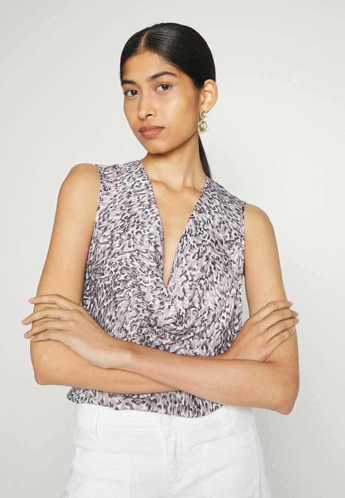 CAMICIA BLOUSE - Top - grey tatami feather Patrizia Pepe CAMICIA BLOUSE - Top - Grey Tatami Feather -Patrizia Pepe Shop 4a5c31929a0f4f54864ad06336f0e2d8