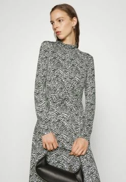 Patrizia Pepe ABITO DRESS - Day Dress - Black/white -Patrizia Pepe Shop 4f1ca7db38e2445a92ae276efef74b5c