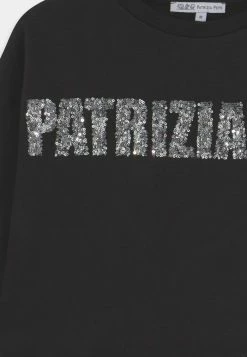 Patrizia Pepe LOGO PAILLETTES - Sweatshirt - Black -Patrizia Pepe Shop 4f46f408bc494104a260c6662286eb9b