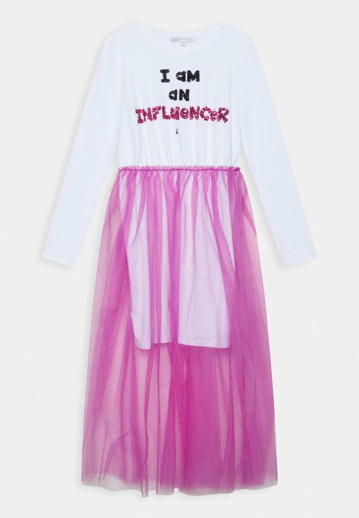 ABITO/DRESS - Jersey dress - white/fuchsia Patrizia Pepe ABITO/DRESS - Jersey Dress - White/fuchsia -Patrizia Pepe Shop 5022bf357d8045379935d80613317bc5