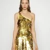 Patrizia Pepe ABITO/DRESS - Cocktail Dress / Party Dress - Gold Sequins -Patrizia Pepe Shop 50de93a0906146f59578c9c7e58f74d7